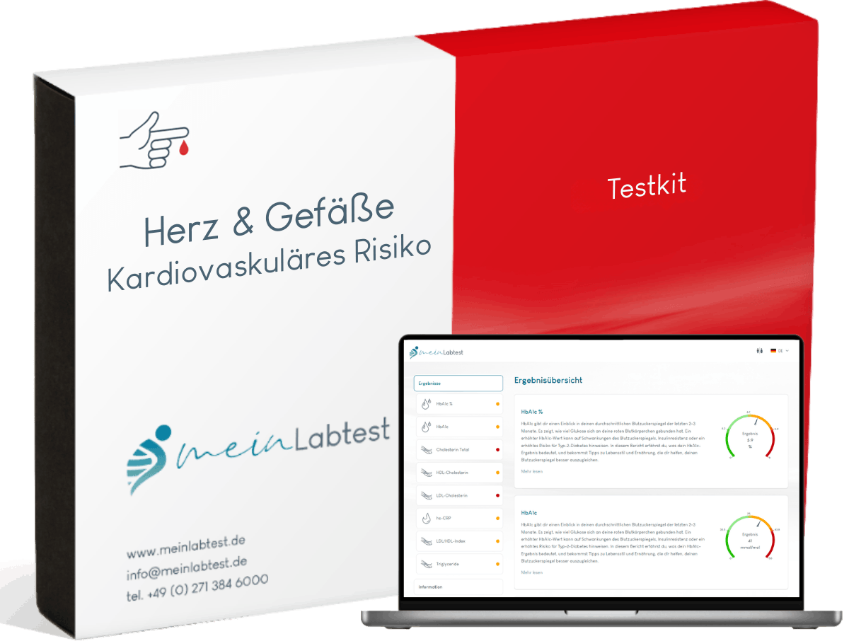 Meinlabtest Herz-Kreislauf-Bluttest — Heimtest-Kit