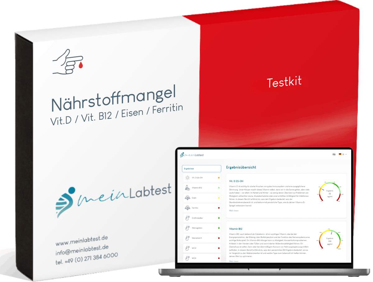 Meinlabtest Nährstoffmangel-Test — Heimtest-Kit