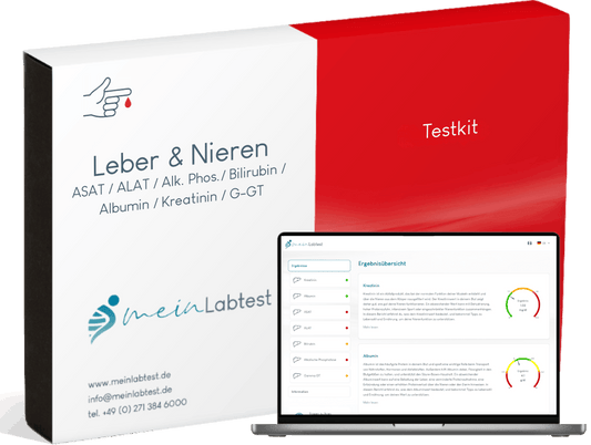 Meinlabtest Leber- & Nierenwerte — Heimtest-Kit